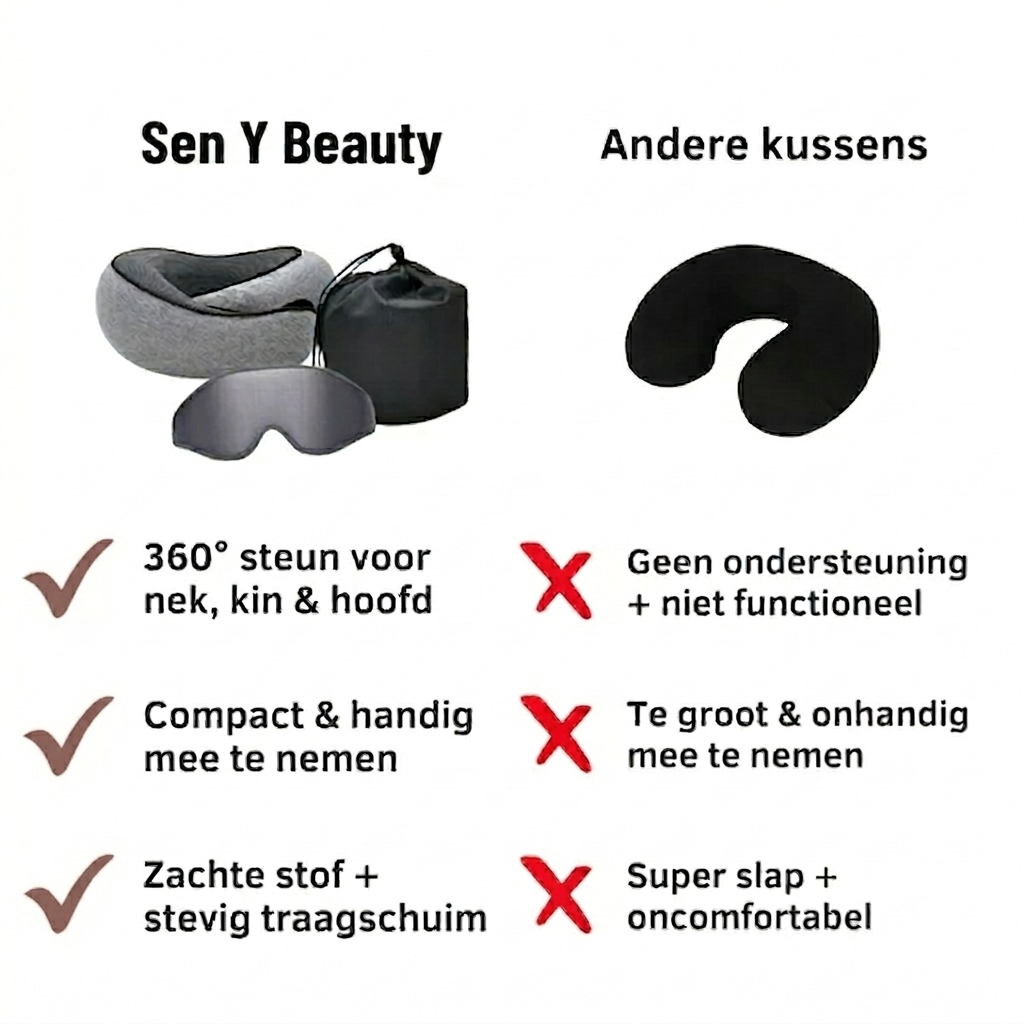 DreamRest™ – Ergonomisch Reiskussen